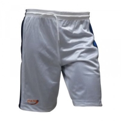 Frontansicht weiß/navy Basketballhose