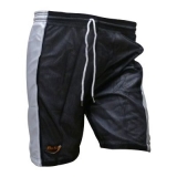 Frontansicht Basketballhose schwarz/wei